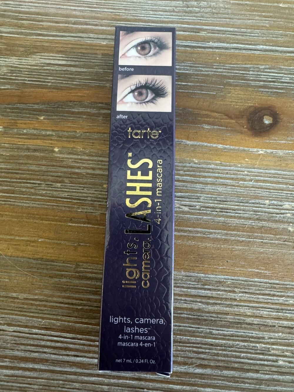Tarte Lights, Camera, Lashes 4-in-1 Mascara - Full Size 0.24 oz - NEW BNIB